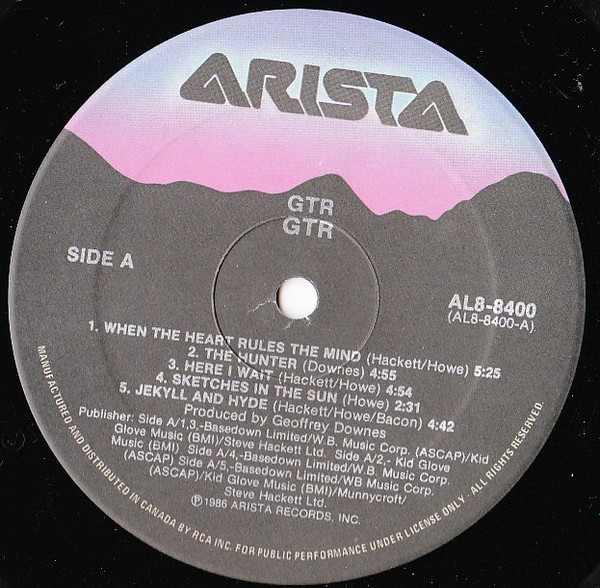 GTR - GTR | Arista (AL8-8400) - 3