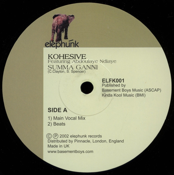 Kohesive - Summa Ganni / Valdez In The Country | Elephunk Records (ELFK001) - main