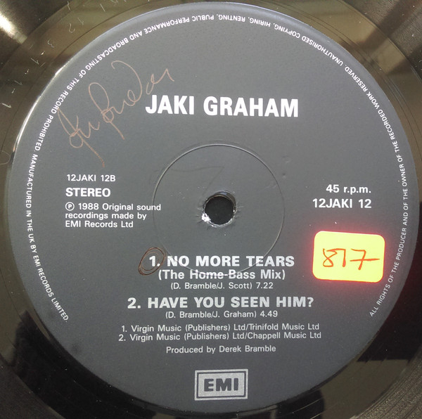 Jaki Graham - No More Tears | EMI (12JAKI 12) - 6