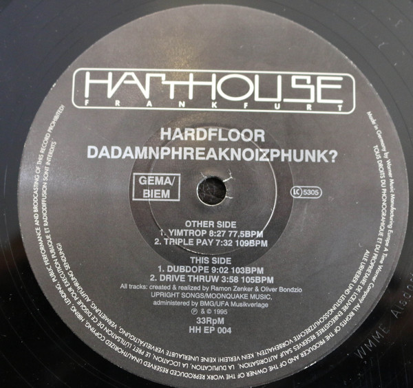 Hardfloor Presents Da Damn Phreak Noize Phunk - Dadamnphreaknoizphunk? | Harthouse (HH EP 004) - 2 Hardfloor Presents Da Damn Phreak Noize Phunk - Dadamnphreaknoizphunk? | Harthouse (HH EP 004) - 2