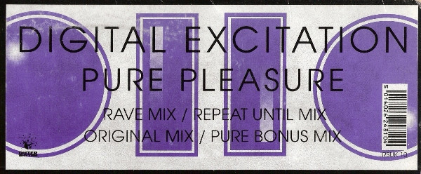 Digital Excitation - Pure Pleasure | R & S Records (RSUK 10) - 2 Digital Excitation - Pure Pleasure | R & S Records (RSUK 10) - 2
