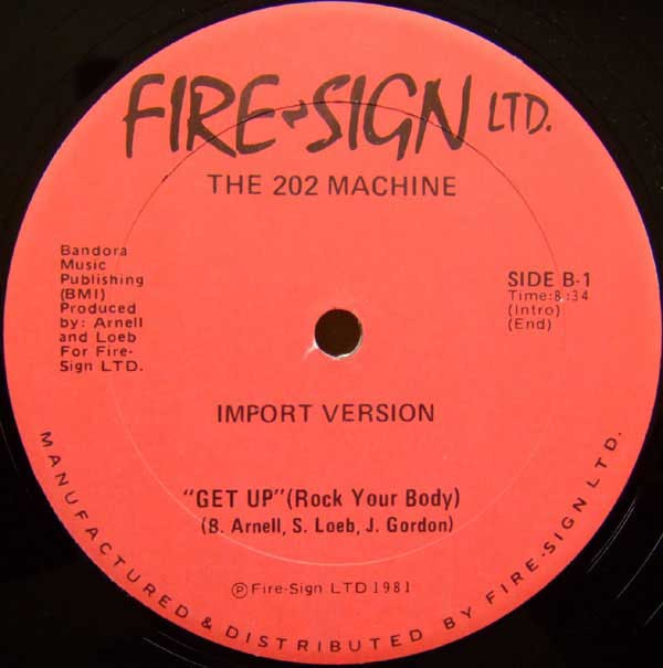 The 202 Machine - Get Up (Rock Your Body) | Fire Sign Ltd. (FST-1451) - 2 The 202 Machine - Get Up (Rock Your Body) | Fire Sign Ltd. (FST-1451) - 2