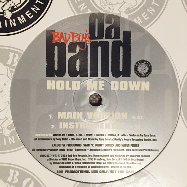 Da Band - Bad Boy This Bad Boy That / Hold Me Down | Bad Boy Entertainment (UNIR 21077-1) - 3