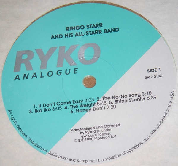 Ringo Starr And His All-Starr Band...