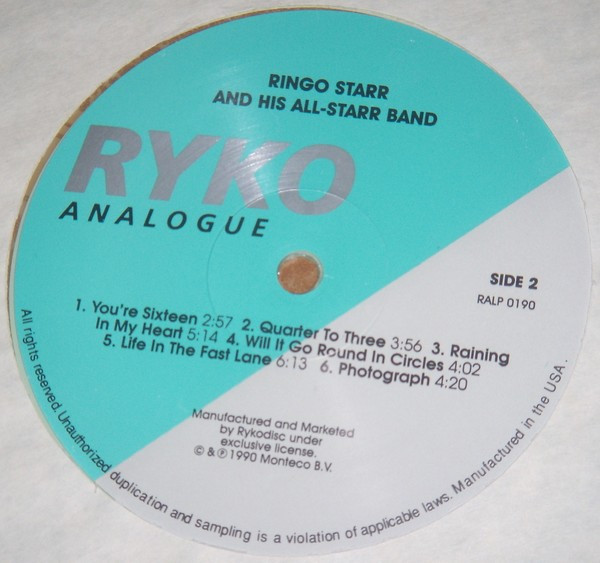 Ringo Starr And His All-Starr Band...