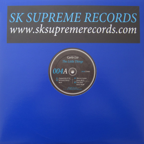 Carlo Lio - The Little Things | SK Supreme Records (SKSRLTD004) - main Carlo Lio - The Little Things | SK Supreme Records (SKSRLTD004) - main