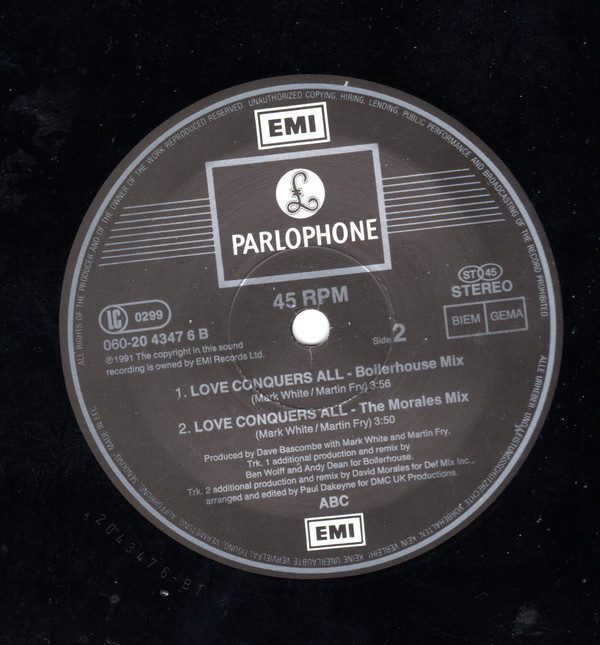 ABC - Love Conquers All | Parlophone (060-20 4347 6) - 4 ABC - Love Conquers All | Parlophone (060-20 4347 6) - 4