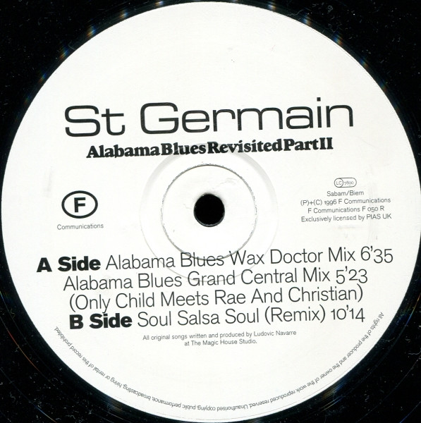 St Germain - Alabama Blues (Revisited) Part II | F Communications (F 050 R) - 4