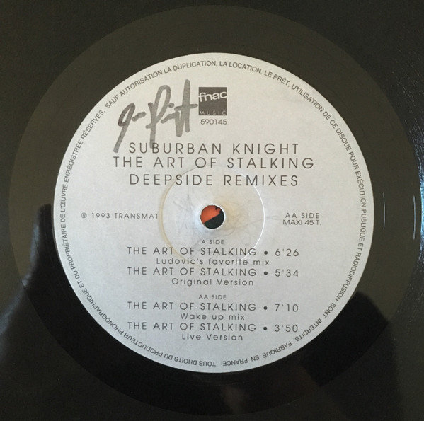 Suburban Knight - The Art Of Stalking (Deepside Remixes) | Fnac Music Dance Division (590145) - 3 Suburban Knight - The Art Of Stalking (Deepside Remixes) | Fnac Music Dance Division (590145) - 3