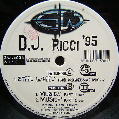 D.J. Ricci - 1995 | Steel Wheel (SWL9038) - 2 D.J. Ricci - 1995 | Steel Wheel (SWL9038) - 2
