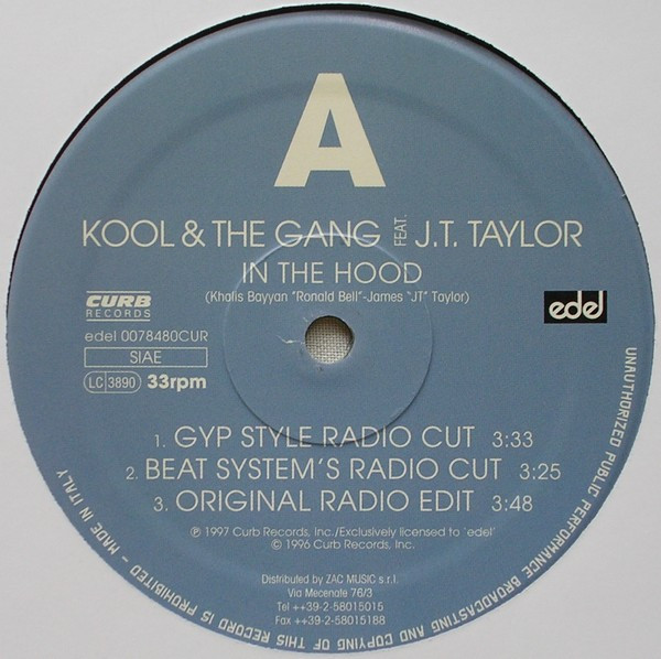 Kool & The Gang Feat. J.T. Taylor - In The Hood | Curb Records (edel 0078480CUR) - 3 Kool & The Gang Feat. J.T. Taylor - In The Hood | Curb Records (edel 0078480CUR) - 3