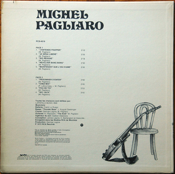 Michel Pagliaro - Pag | RCA Victor (PCS-4019) - 2 Michel Pagliaro - Pag | RCA Victor (PCS-4019) - 2