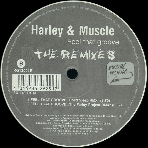 Harley & Muscle - Feel That Groove (The Remixes) | Real Groove (RG 12001 R) - 2 Harley & Muscle - Feel That Groove (The Remixes) | Real Groove (RG 12001 R) - 2