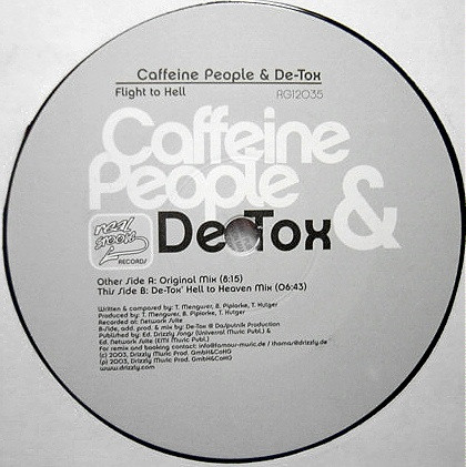 Caffeine People & De-Tox - Flight To Hell | Real Groove (RG12035) - main Caffeine People & De-Tox - Flight To Hell | Real Groove (RG12035) - main