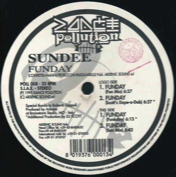 Sundee - Funday | Dance Pollution (POLL 008)