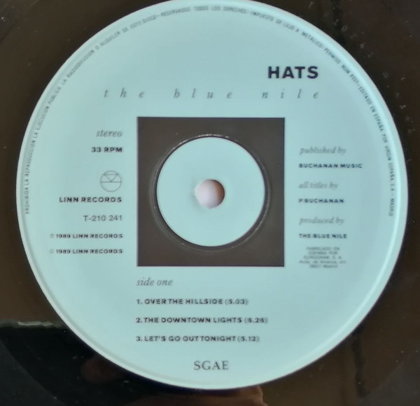 The Blue Nile - Hats | Linn Records (T-210 241) - 3 The Blue Nile - Hats | Linn Records (T-210 241) - 3