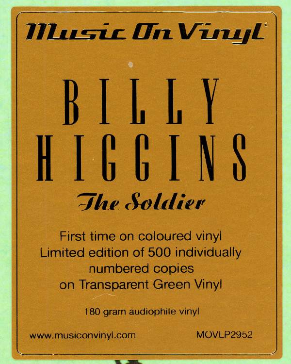 Billy Higgins - The Soldier | Music On Vinyl (MOVLP2952) - 8 Billy Higgins - The Soldier | Music On Vinyl (MOVLP2952) - 8