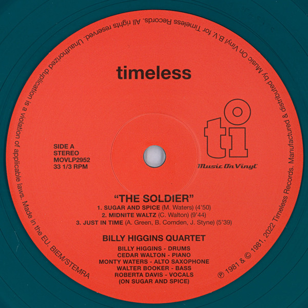 Billy Higgins - The Soldier | Music On Vinyl (MOVLP2952) - 4 Billy Higgins - The Soldier | Music On Vinyl (MOVLP2952) - 4