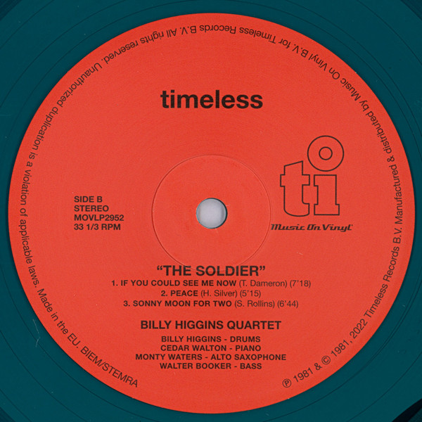 Billy Higgins - The Soldier | Music On Vinyl (MOVLP2952) - 3 Billy Higgins - The Soldier | Music On Vinyl (MOVLP2952) - 3
