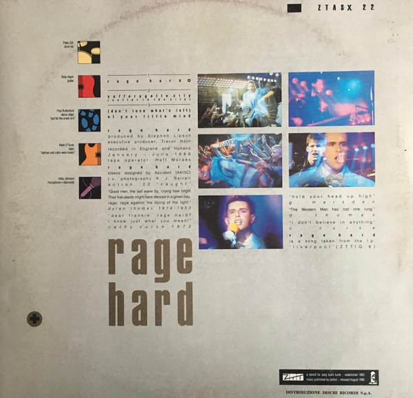 Frankie Goes To Hollywood - Rage Hard | ZTT (ZTASX 22) - 2 Frankie Goes To Hollywood - Rage Hard | ZTT (ZTASX 22) - 2