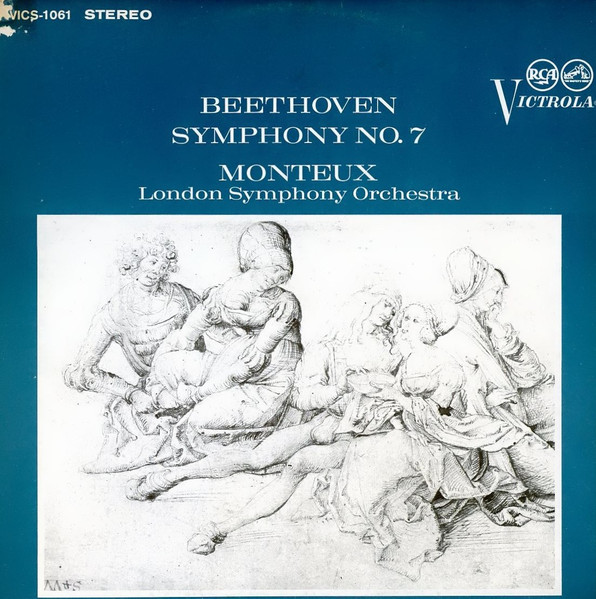 Beethoven , Monteux , London Symphony Orchestra - Symphony No. 7 | RCA Victrola (VICS-1061) - main