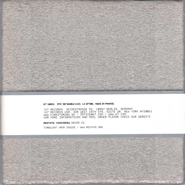 Funkstörung - Viceversa. CD | !K7 Records (!K7108CD) - 2 Funkstörung - Viceversa. CD | !K7 Records (!K7108CD) - 2