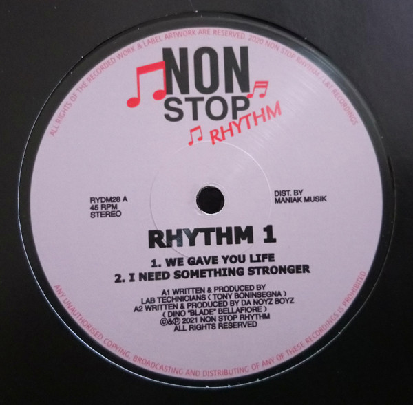 Various - Rhythm 1 | Non Stop Rhythm (RYDM28)