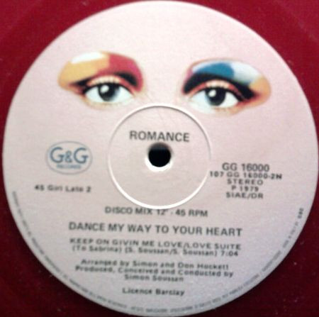 Romance - Dance My Way To Your Heart | G & G Records (GG 16000) - 4