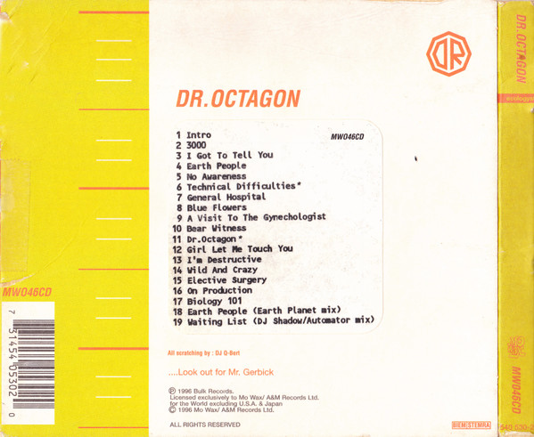 Dr. Octagon - Ecologyst | Mo Wax (MW046CD) - 2
