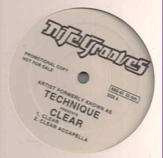 Artist Formerly Known As Technique - Clear | Nite Grooves (KNG-42) - main Artist Formerly Known As Technique - Clear | Nite Grooves (KNG-42) - main