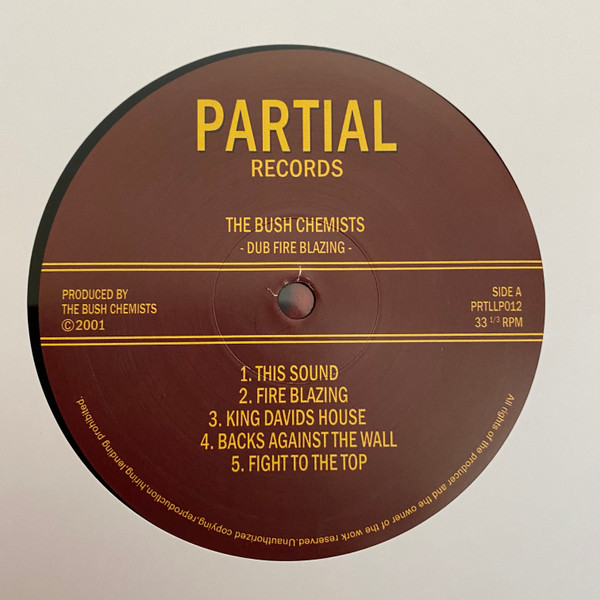 The Bush Chemists - Dub Fire Blazing | Partial Records (PRTLLP012) - 3