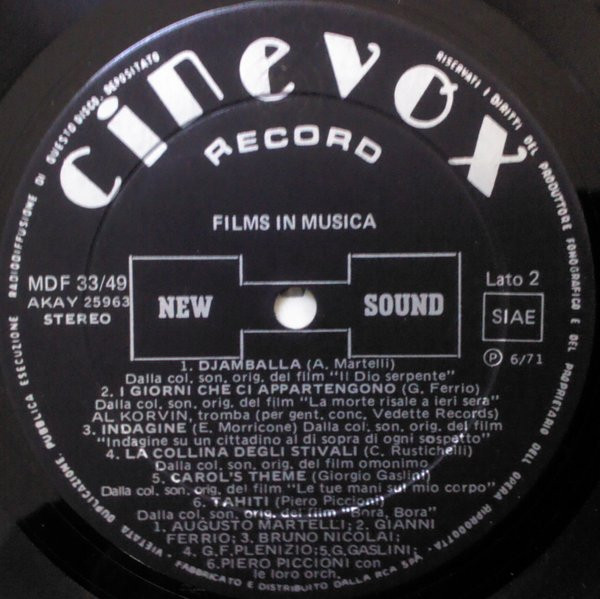 Films In Musica
