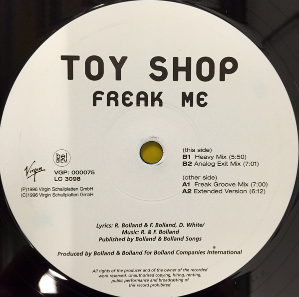 Toy Shop - Freak Me | Virgin (VGP 000075) - 2