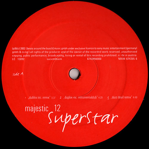 Majestic 12 - Superstar | [Beats Around The Busch] (MAM 674395 6)