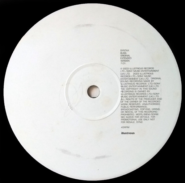 Syntax - Bliss | Illustrious (SAMPMS 13759 6) - 4 Syntax - Bliss | Illustrious (SAMPMS 13759 6) - 4