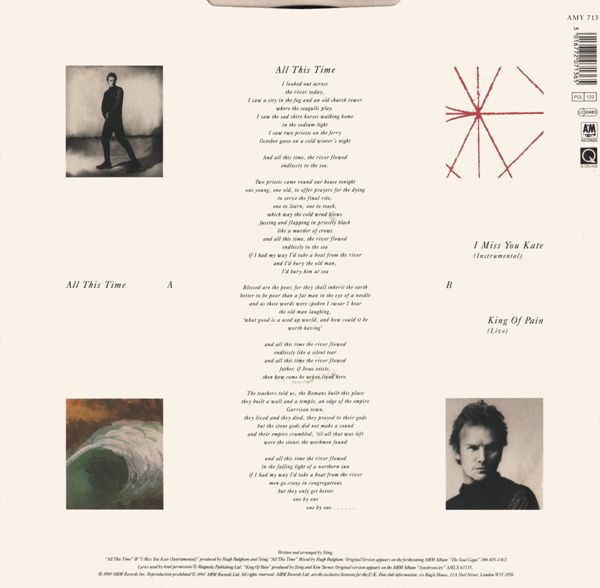 Sting - All This Time | A&M Records (AMY 713) - 2