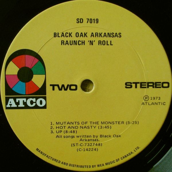 Black Oak Arkansas - Raunch 'N' Roll Live | ATCO Records (SD 7019) - 4 Black Oak Arkansas - Raunch 'N' Roll Live | ATCO Records (SD 7019) - 4