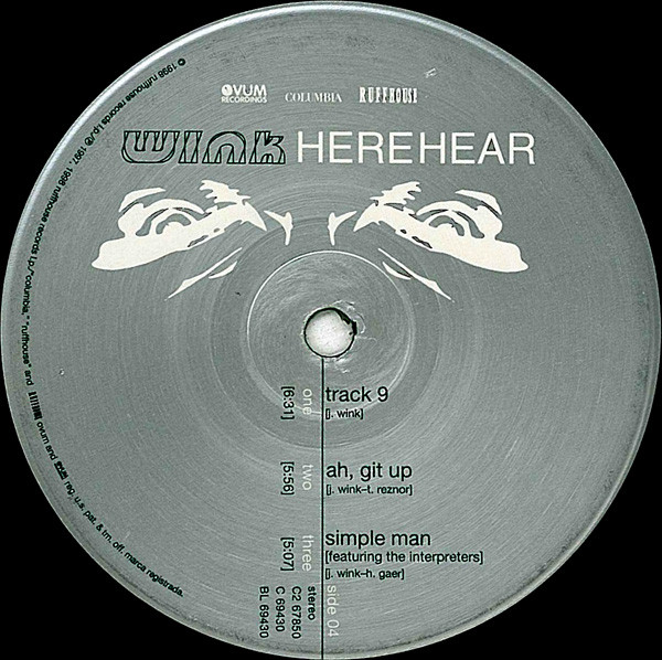 Josh Wink - Herehear | Columbia (C2 67850) - 11 Josh Wink - Herehear | Columbia (C2 67850) - 11