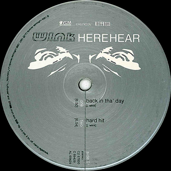 Josh Wink - Herehear | Columbia (C2 67850) - 8 Josh Wink - Herehear | Columbia (C2 67850) - 8