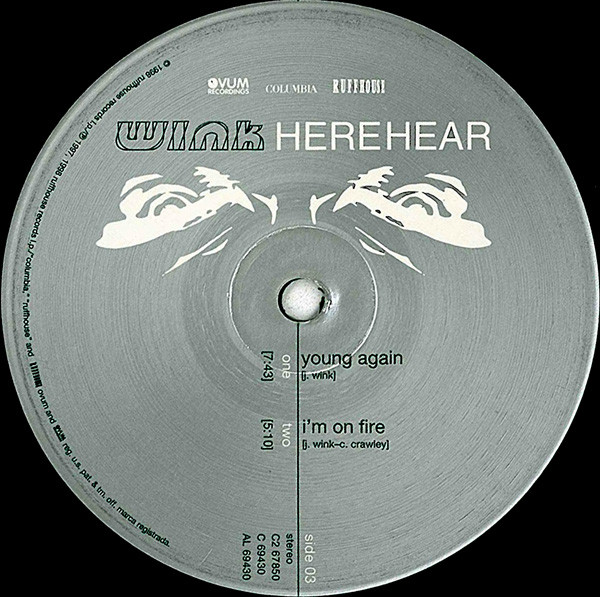 Josh Wink - Herehear | Columbia (C2 67850) - 10 Josh Wink - Herehear | Columbia (C2 67850) - 10