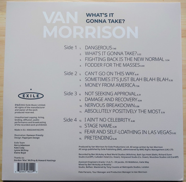 Van Morrison - What's It Gonna Take? | Exile (00602445182299) - 2 Van Morrison - What's It Gonna Take? | Exile (00602445182299) - 2