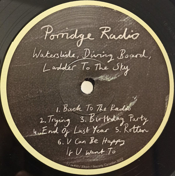 Porridge Radio - Waterslide, Diving Board, Ladder To The Sky | Secretly Canadian (SC450) - 3 Porridge Radio - Waterslide, Diving Board, Ladder To The Sky | Secretly Canadian (SC450) - 3