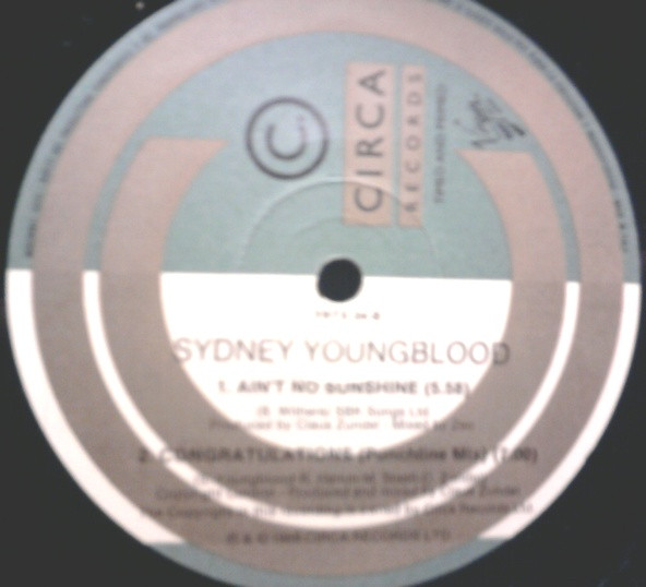 Sydney Youngblood - If Only I Could | Circa (YRTX 34) - 8 Sydney Youngblood - If Only I Could | Circa (YRTX 34) - 8