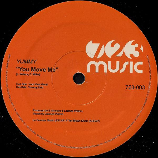 Yummy - You Move Me | 723 Music (723-003) - main
