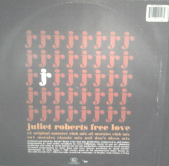 Juliet Roberts - Free Love | Chrysalis (8 81012 6) - 2 Juliet Roberts - Free Love | Chrysalis (8 81012 6) - 2