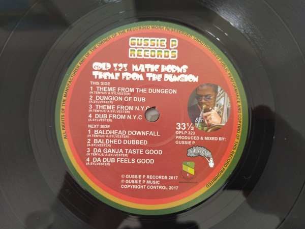 Dubcup Ft Matic Horns - Trombone From The Roots / Theme From The Dungion & Addis Ababa Rock | Sip A Cup Records (GPLP323 & GPLP324) - 3