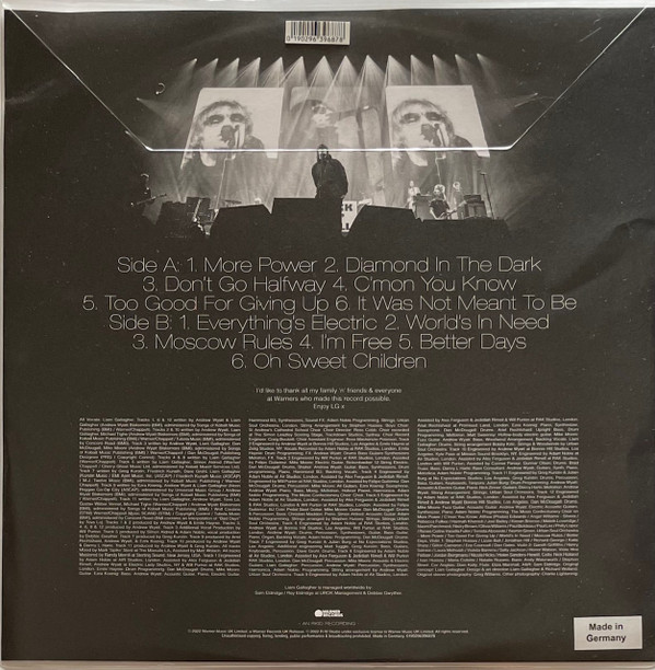 Liam Gallagher - C’mon You Know | Warner Records (0190296396878) - 2 Liam Gallagher - C’mon You Know | Warner Records (0190296396878) - 2
