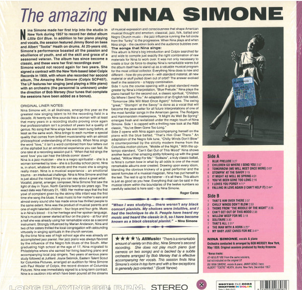 Nina Simone - The Amazing Nina Simone | WaxTime In Color (950720) - 2
