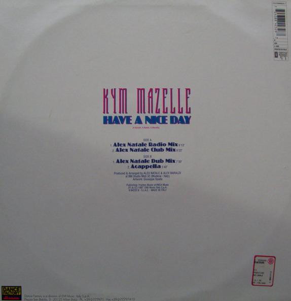 Kym Mazelle - Have A Nice Day | Dance Factory (8 84232 6) - 2 Kym Mazelle - Have A Nice Day | Dance Factory (8 84232 6) - 2