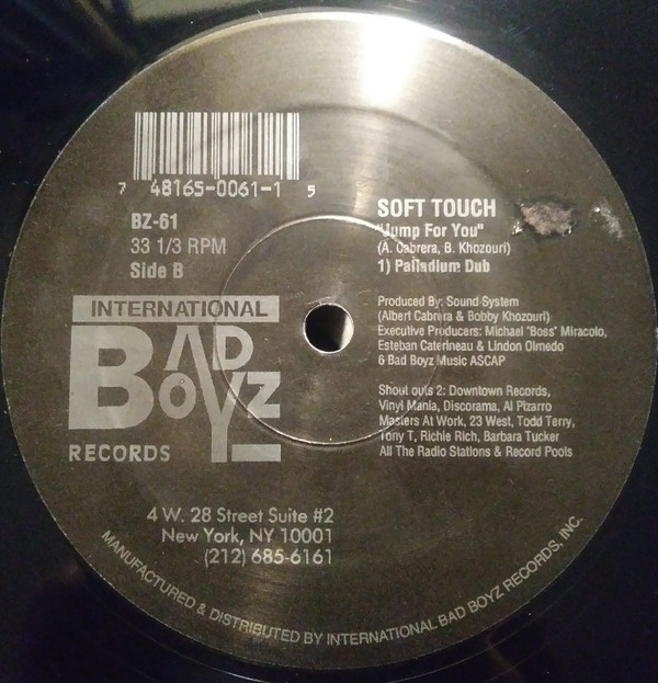 Soft Touch - Jump For You | International Bad Boyz Records (BZ-61) - 2
